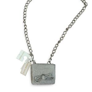 Amiee Lynn Silver Rhinestone Mini Crossbody Women's